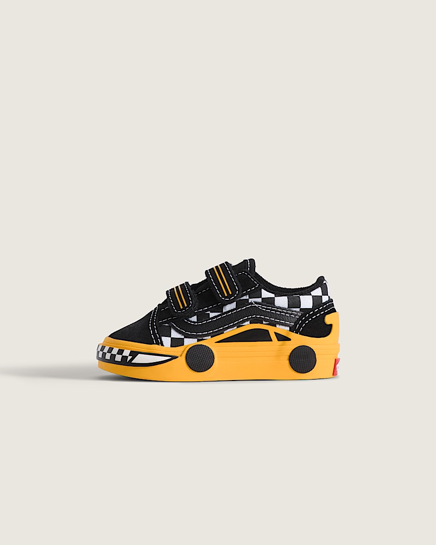 Toddler Old Skool V Shoe VANS Black  Yellow HERO