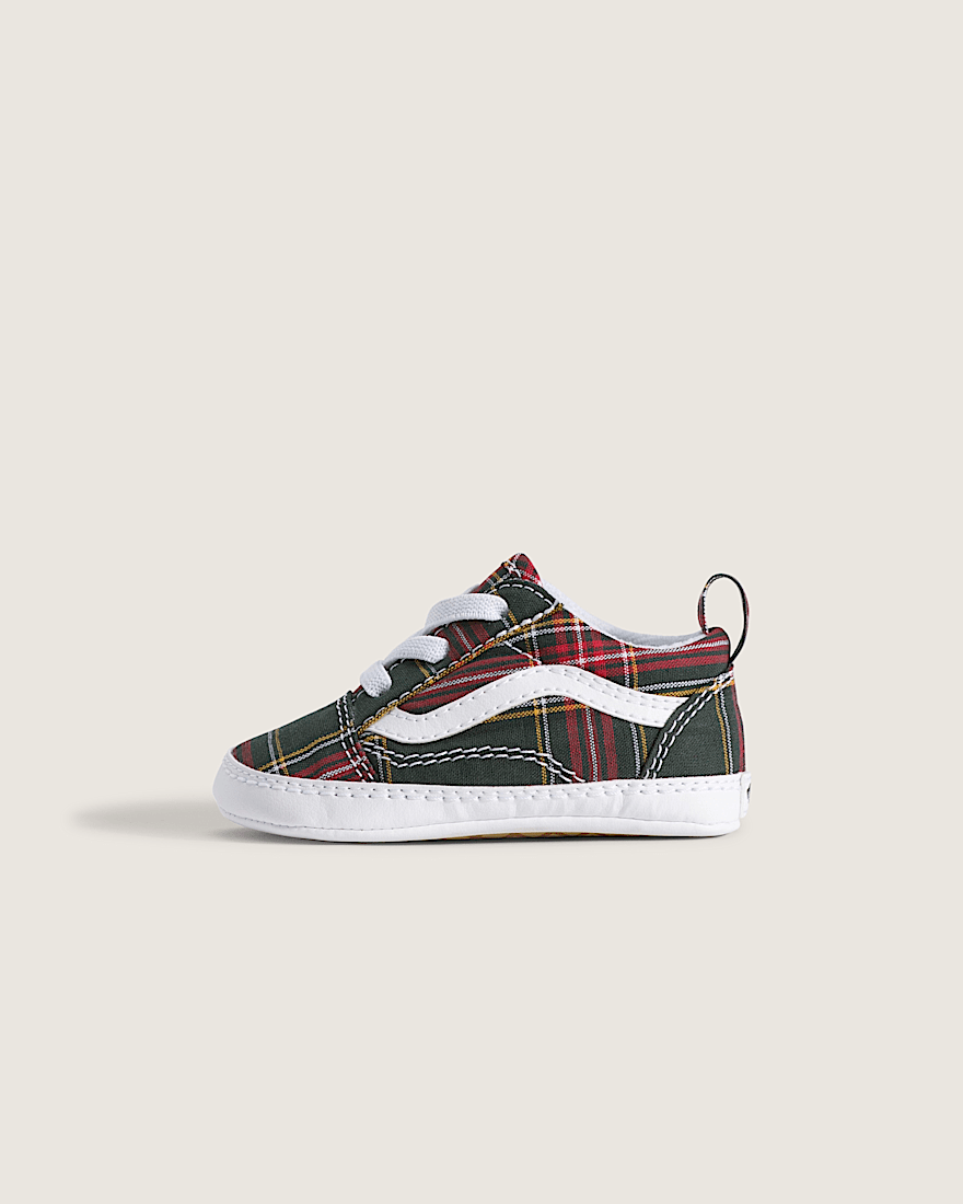 Infant Old Skool Crib Shoe VANS Oil Green HERO