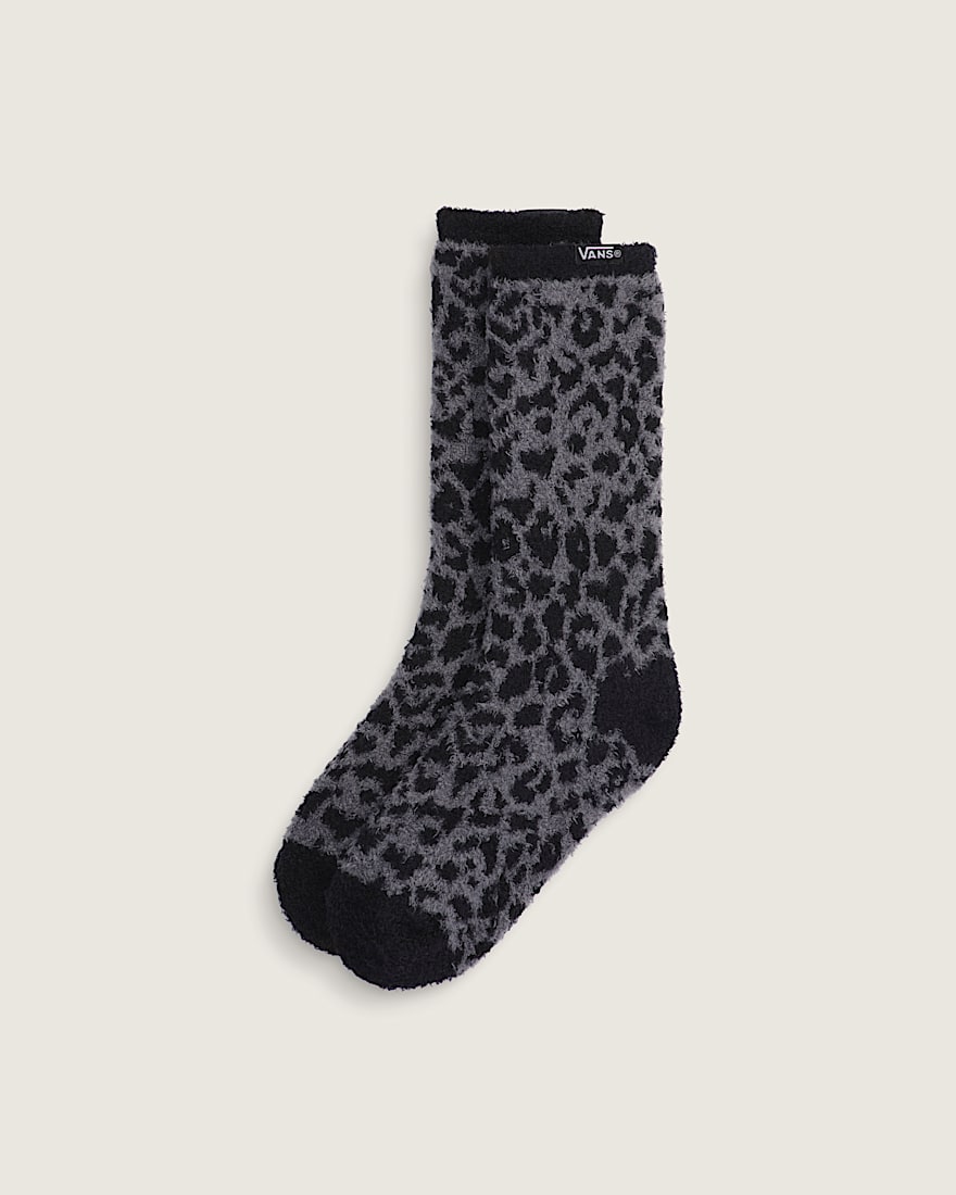 Kids Cozy Crew Socks VANS Charcoal Grey HERO