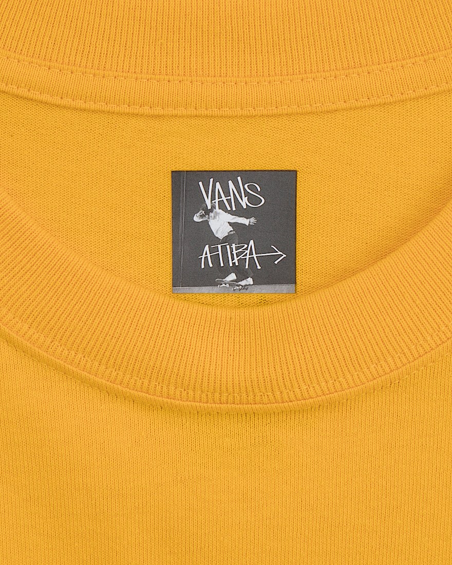Vans X Atiba Long Sleeve TShirt VANS Atiba Sunny Yellow ALT5