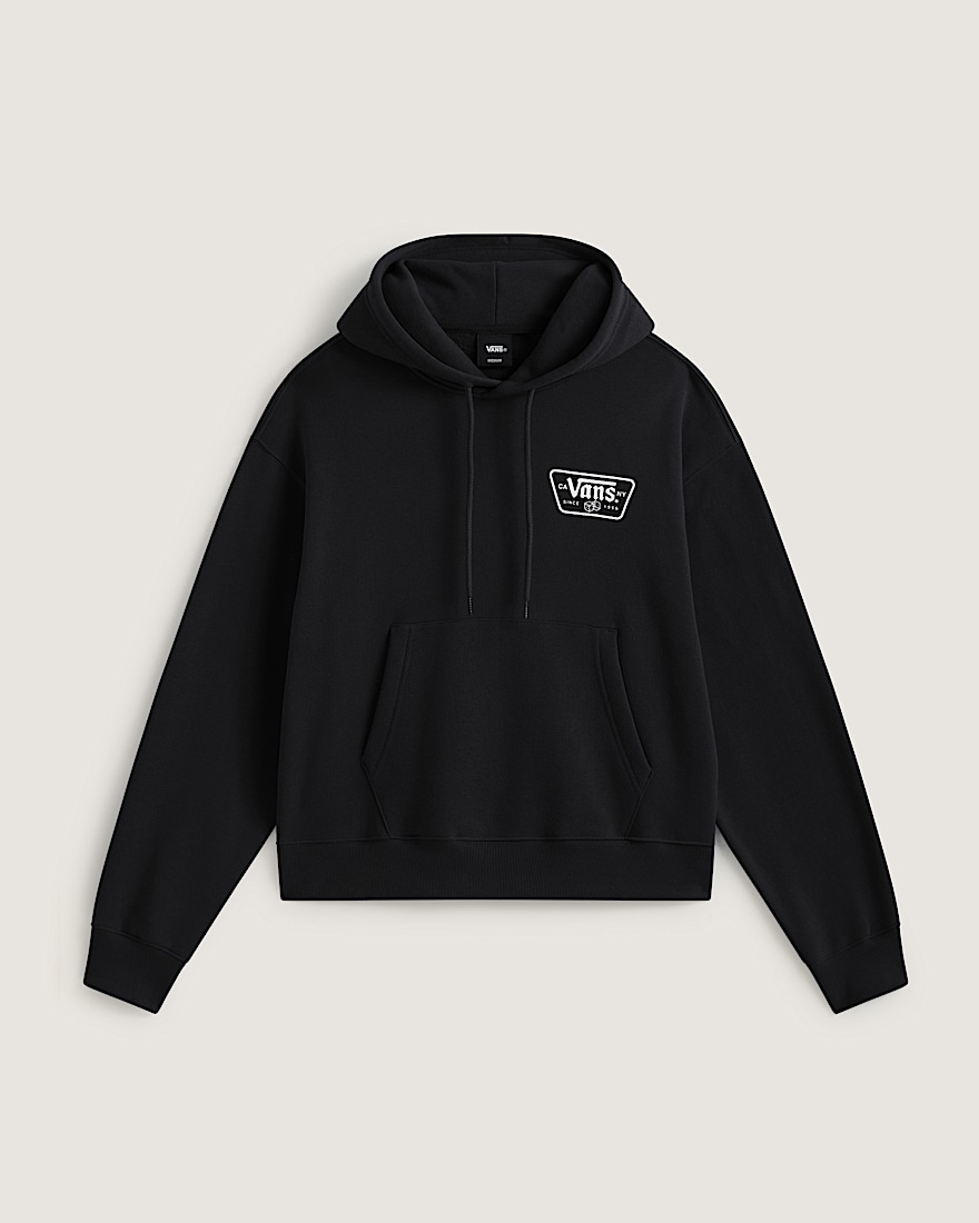 Knu Patch Pullover Hoodie VANS Black ALT1