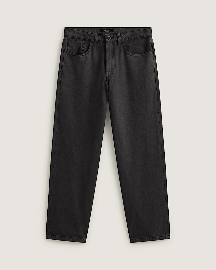Check5 Loose Denim Pants VANS Black Rinse HERO