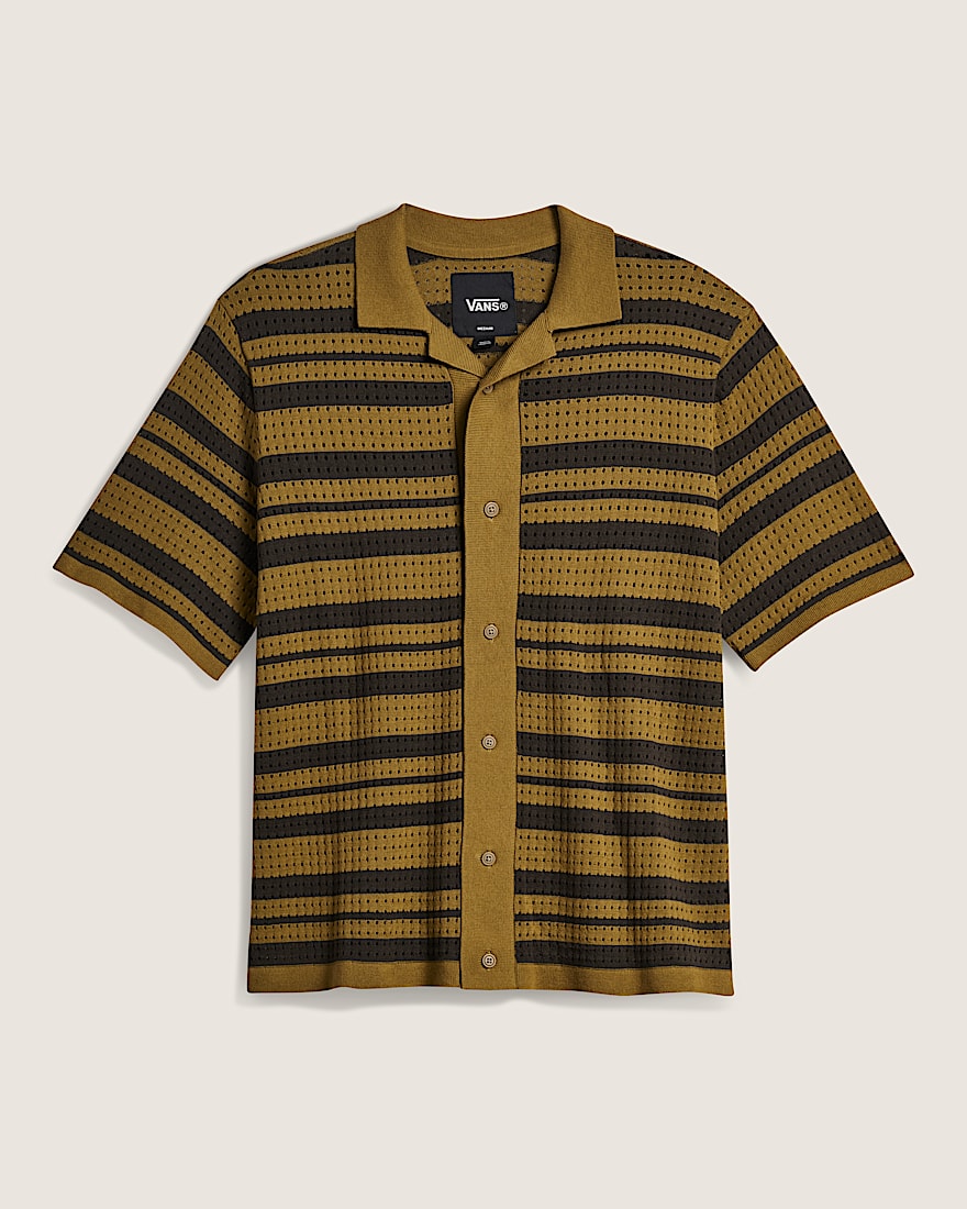 Feldman Polo Sweater VANS Olive Brown  Faded Black HERO