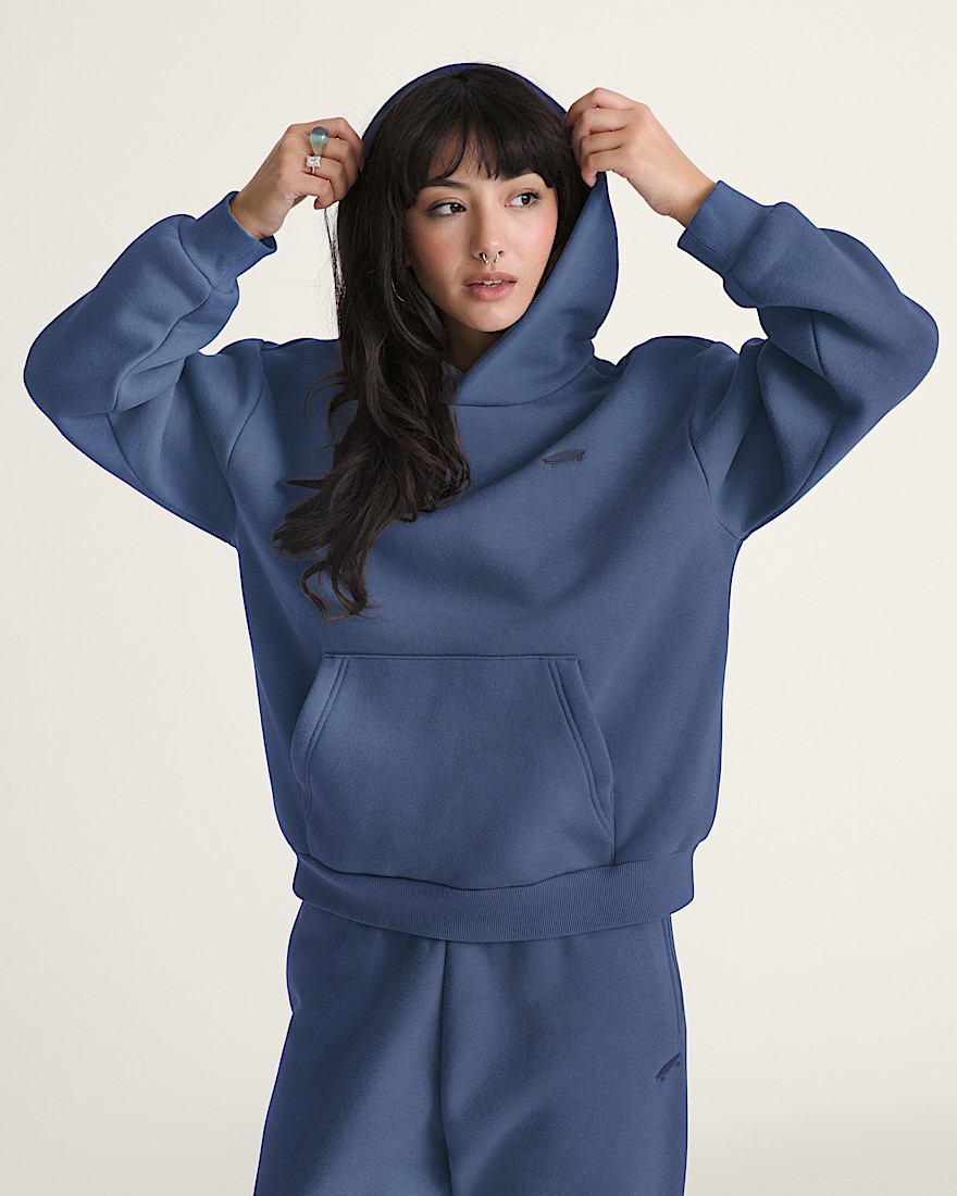 Salton Washed Pullover Hoodie VANS True Navy Blue ALT2