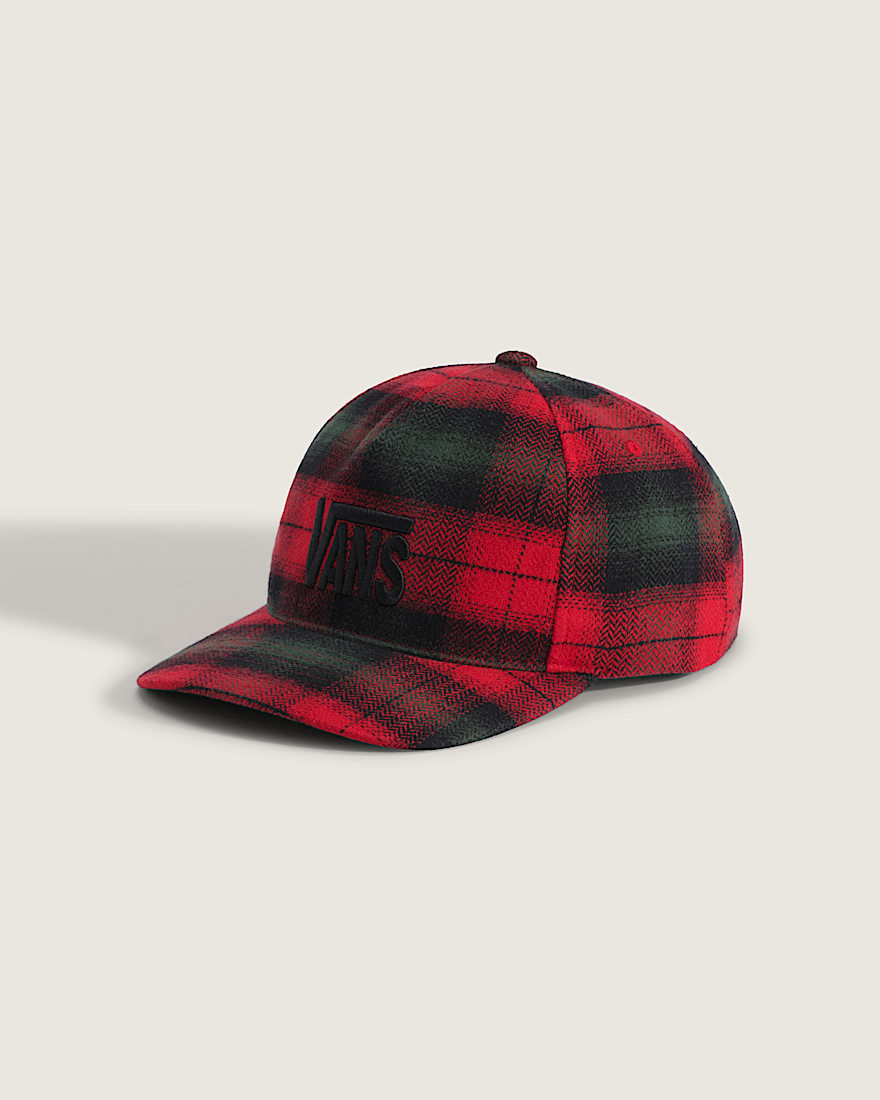 Kids Stretch Logo Snapback Hat VANS Racing Red HERO