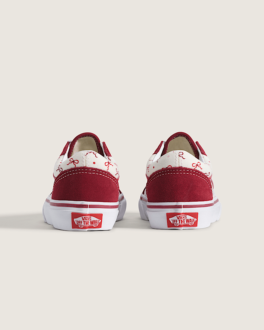 Little Kids Old Skool Shoe VANS Bordeaux Red ALT3