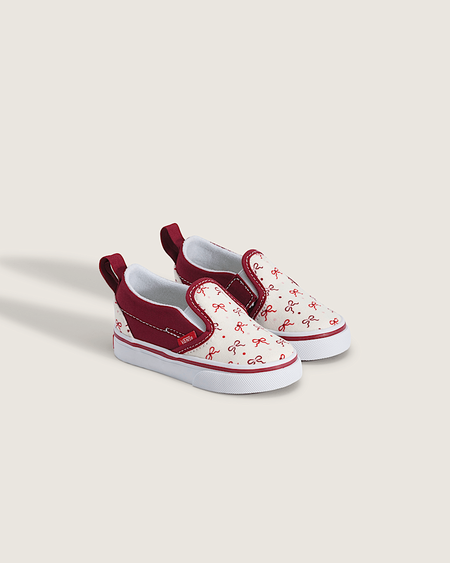 Toddler Classic SlipOn V Shoe VANS Bordeaux Red ALT1