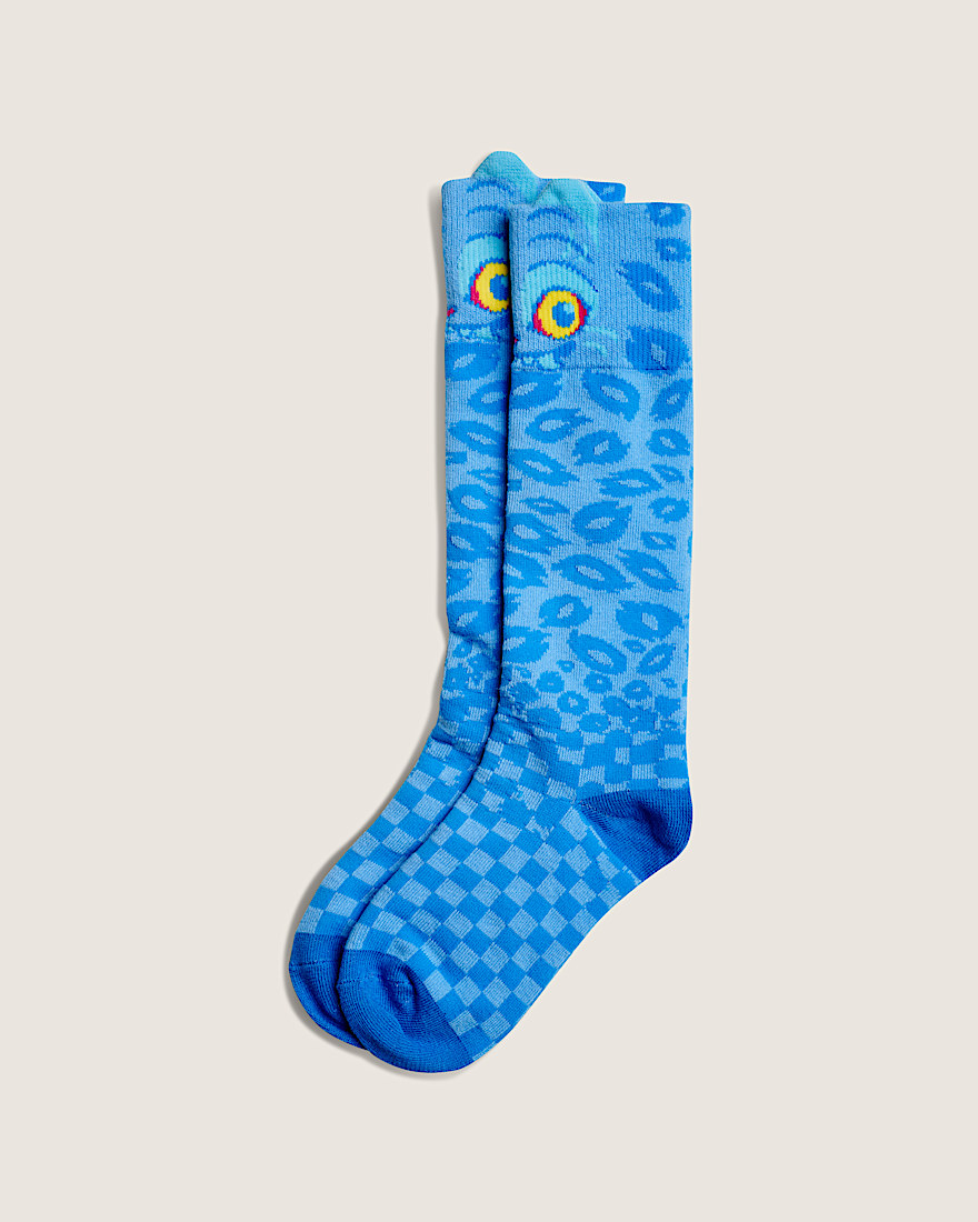 KPop Demon Hunters x Vans Kids Derpy Knee Hi Socks VANS KPop Demon Hunters Blue HERO