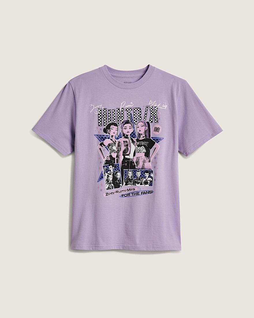 KPop Demon Hunters x Vans Kids For The Fans TShirt VANS KPop Demon Hunters Soft Orchid HERO