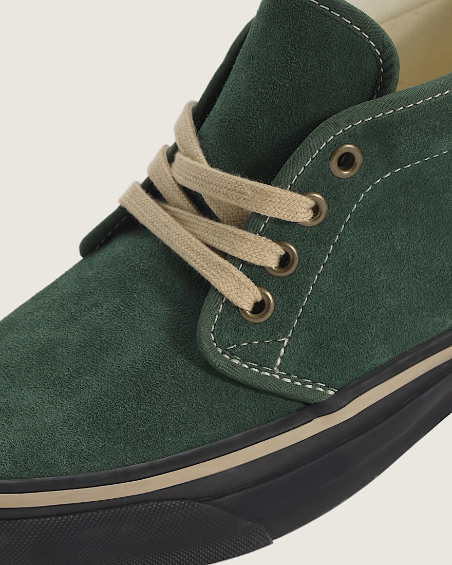 OTW Chukka 49 Vibram VANS Suede Leather Oil Green ALT4