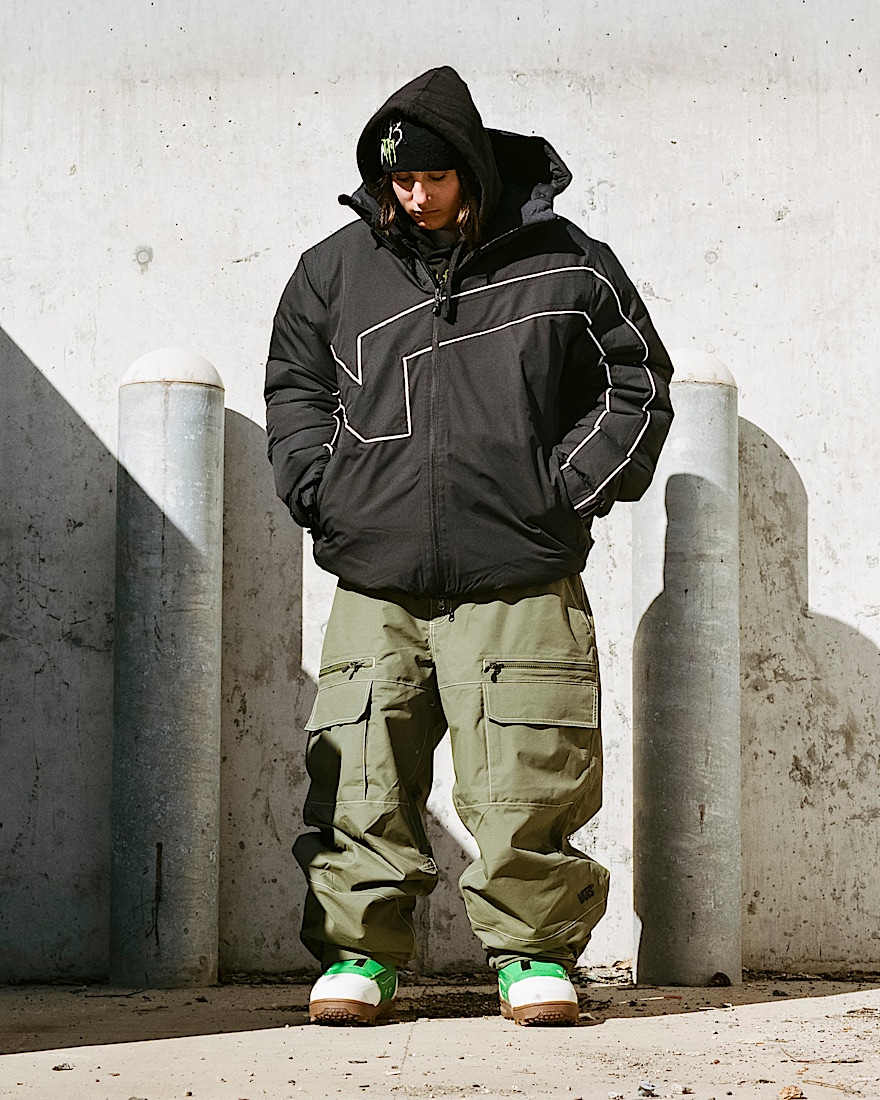 Eg Cargo Snow Pants VANS Mossy Olive Green ALT5