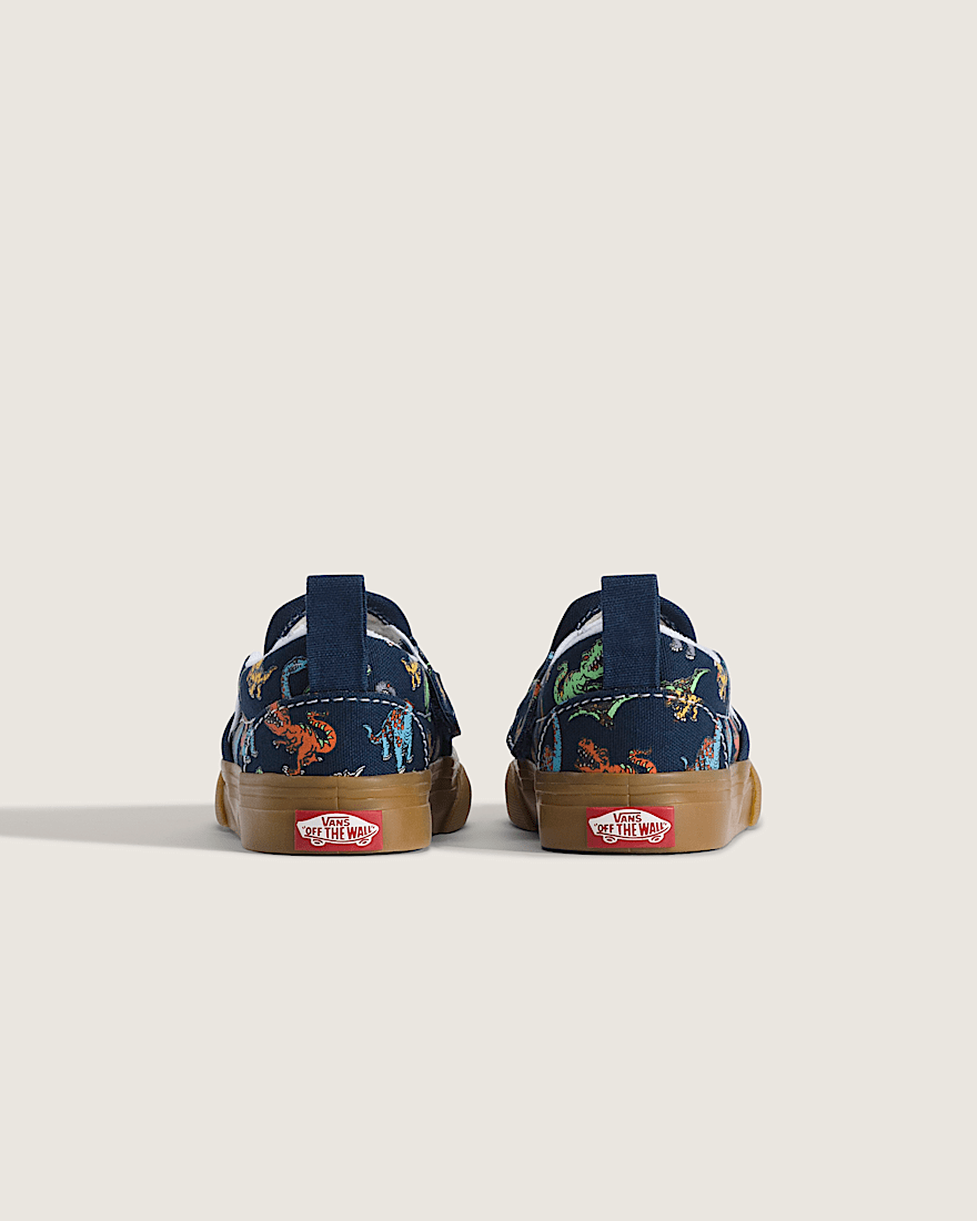 Toddler Classic SlipOn V Shoe VANS GlowintheDark Navy Blue ALT3