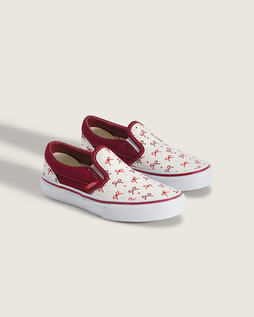 Little Kids Classic SlipOn Shoe VANS Bordeaux Red ALT1
