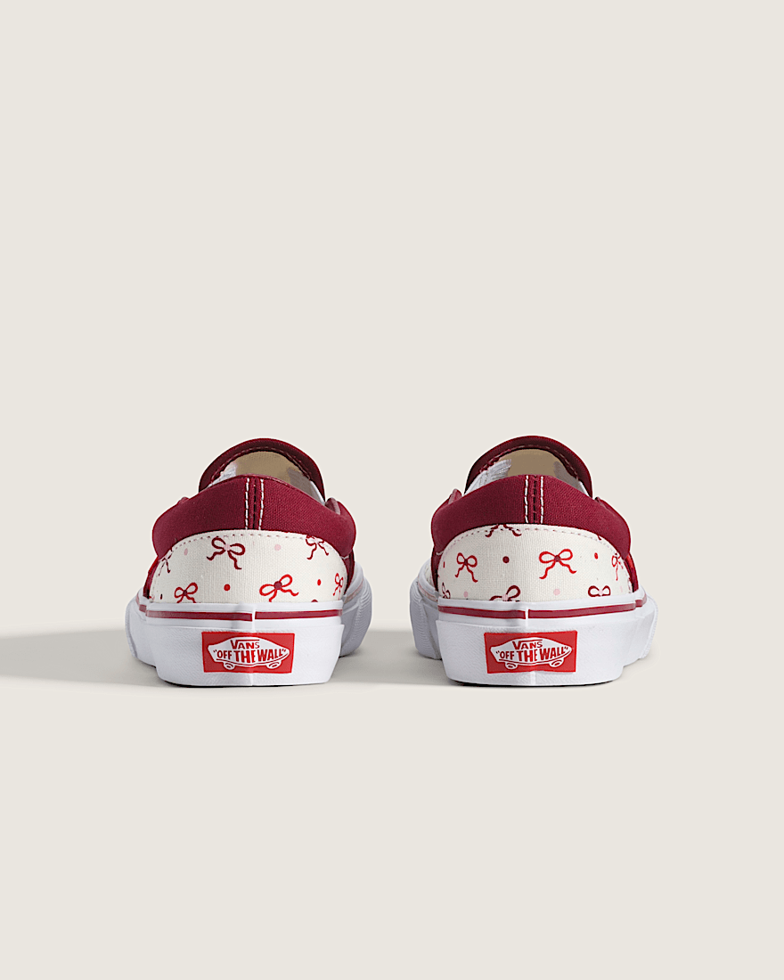 Little Kids Classic SlipOn Shoe VANS Bordeaux Red ALT3