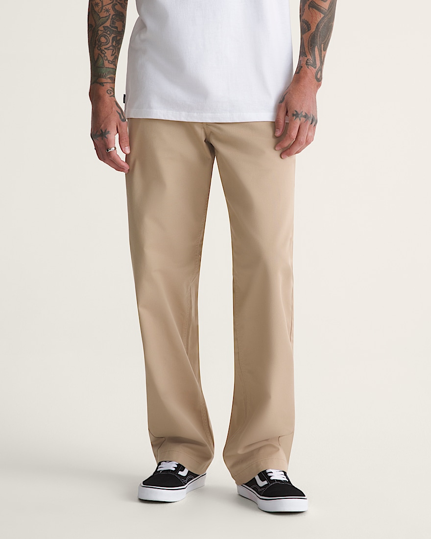 Authentic Chino Straight Pants VANS Incense Brown HERO