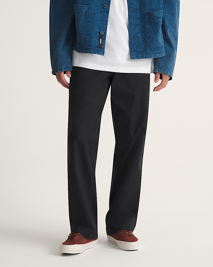 Authentic Chino Loose Pants VANS Black HERO