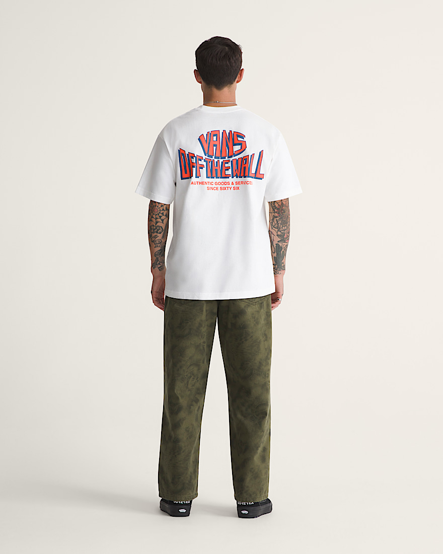 Check5 Baggy Printed Denim Pant VANS Mossy Olive Green Obsidian Fern Green ALT4