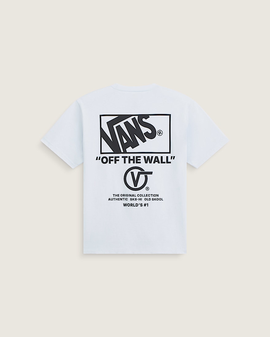 Stacked Hi Short Sleeve Tee VANS Blue Water HERO
