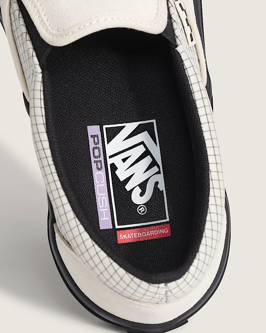 Skate SlipOn Shoe VANS Ripstop Turtledove White  Black ALT4