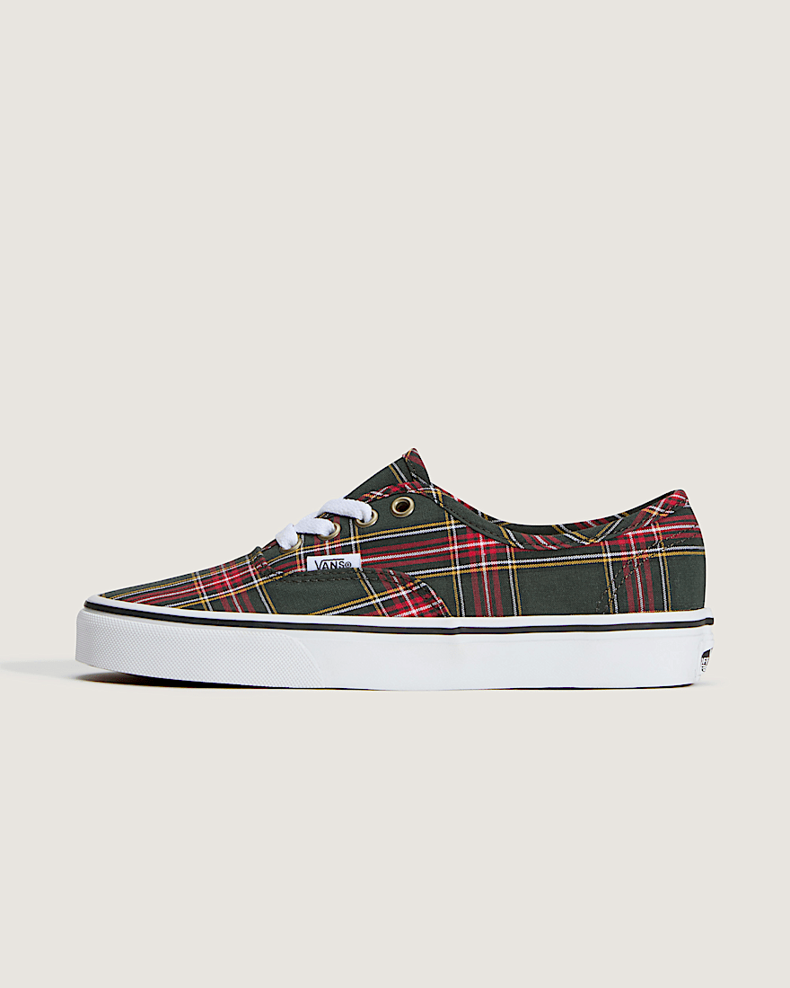 Authentic Shoe VANS Tartan Oil Green HERO
