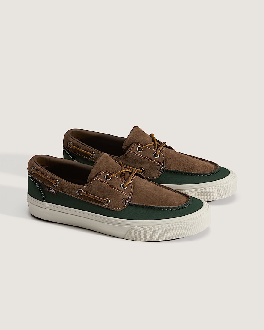 2Eyelet Boat Shoe VANS Weatherized Oil Green ALT1