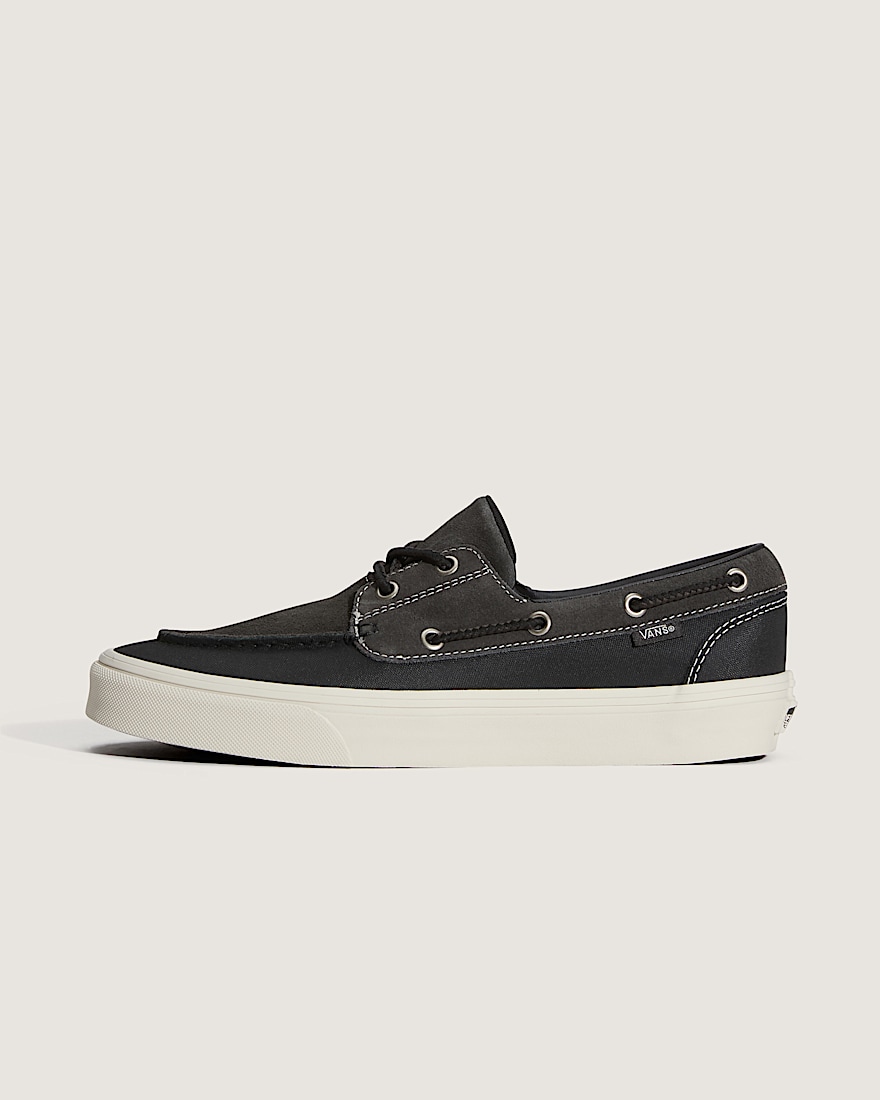 2Eyelet Boat Shoe VANS Weatherized Faded Black HERO