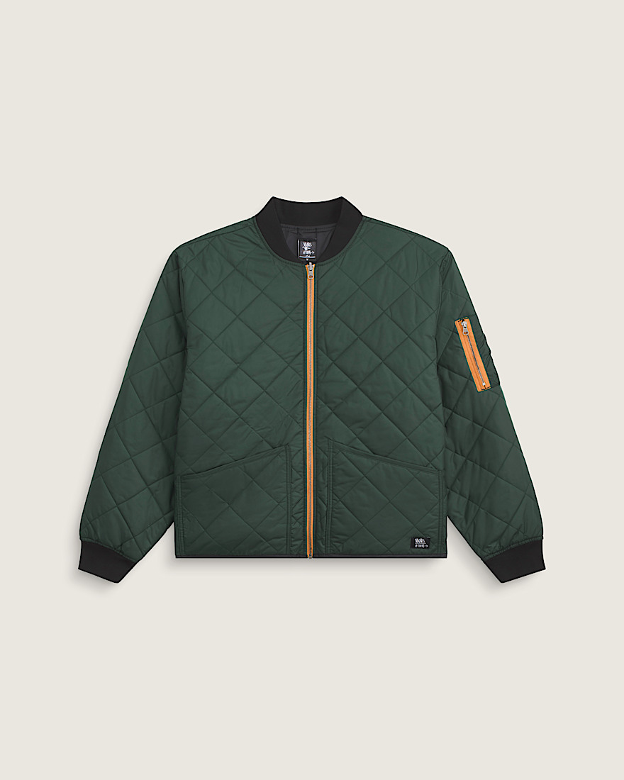 Vans X Atiba Jacket VANS Atiba Oil Green HERO