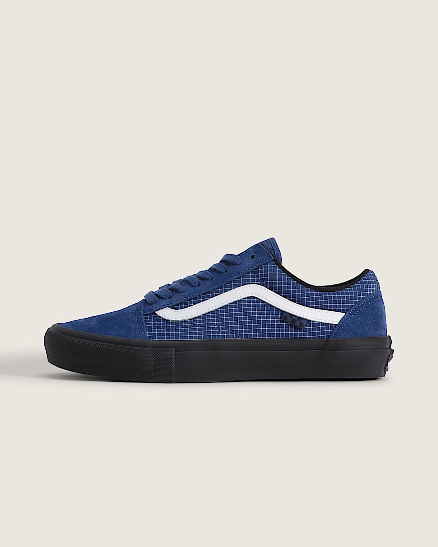 Skate Old Skool Shoe VANS Ripstop True Navy Black HERO