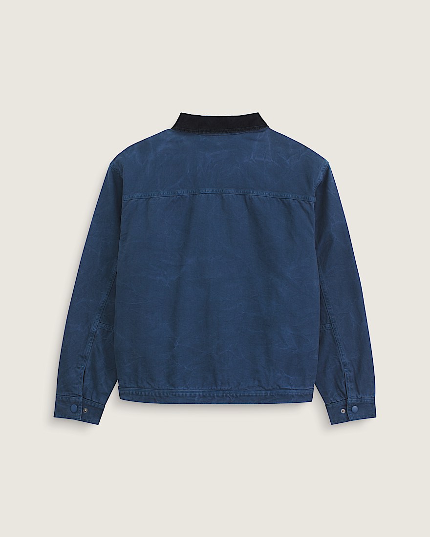 Nico Cropped Chore Canvas Jacket VANS True Navy Blue ALT1