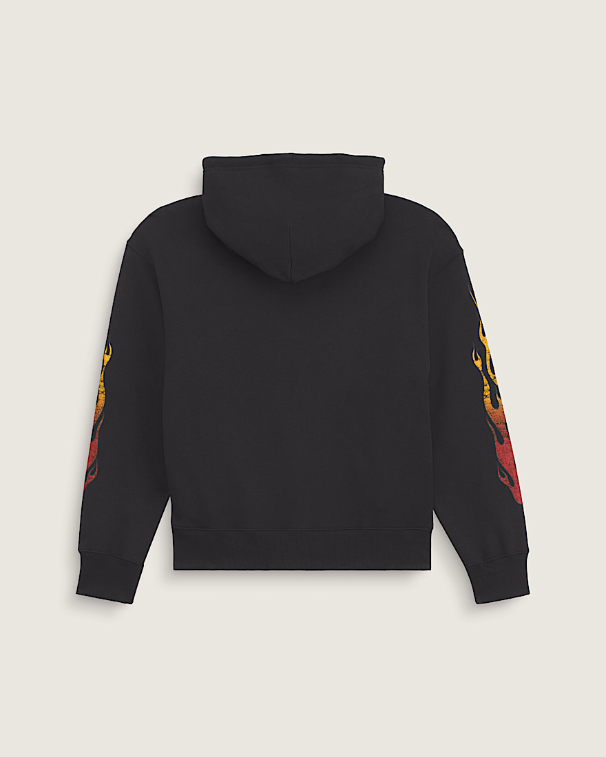 Burnin Up Full Zip VANS Black ALT1
