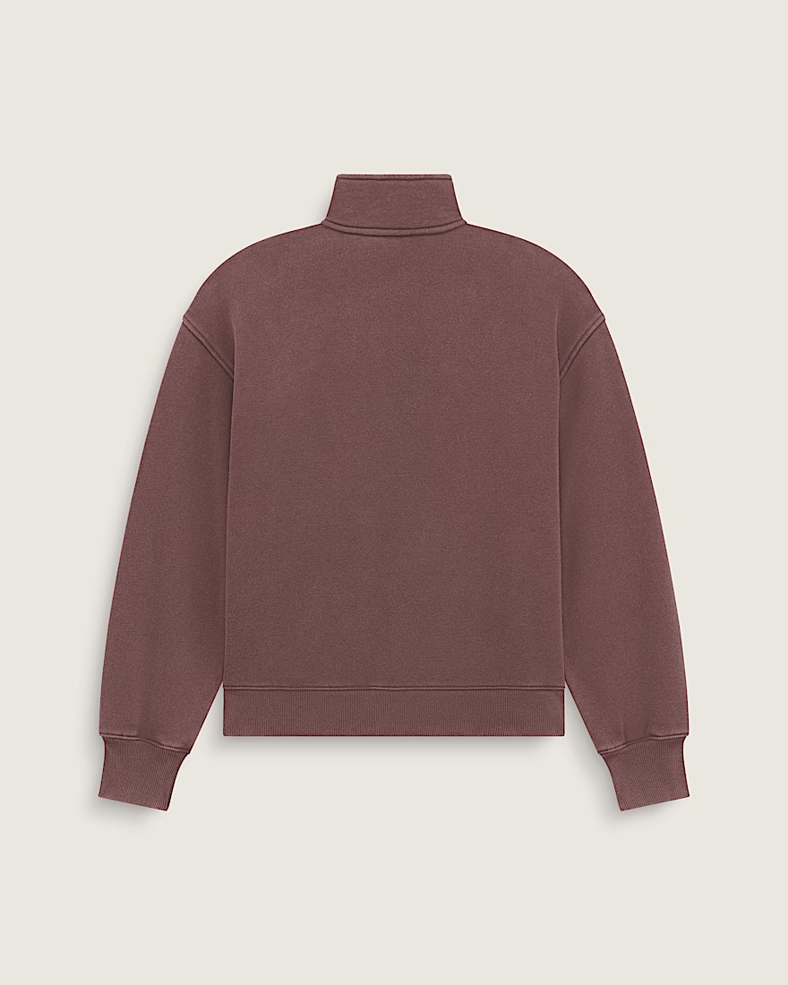 Funnel Neck Sweatshirt VANS Port Brown ALT1