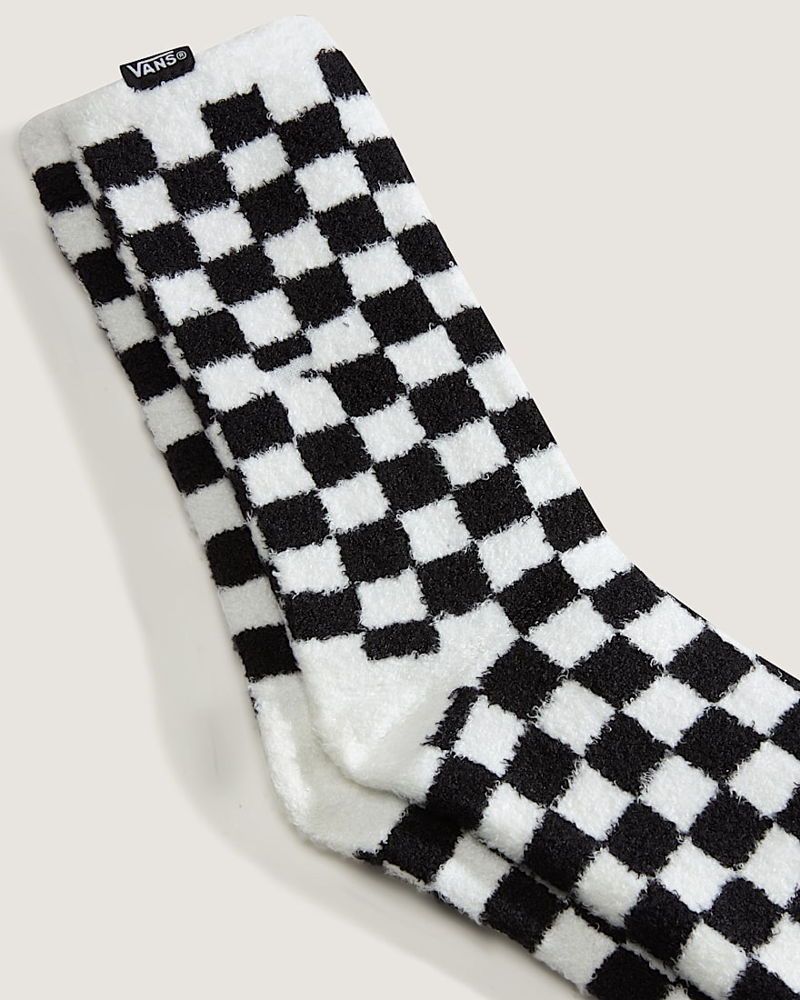 Cozy Crew Socks VANS Black White ALT2