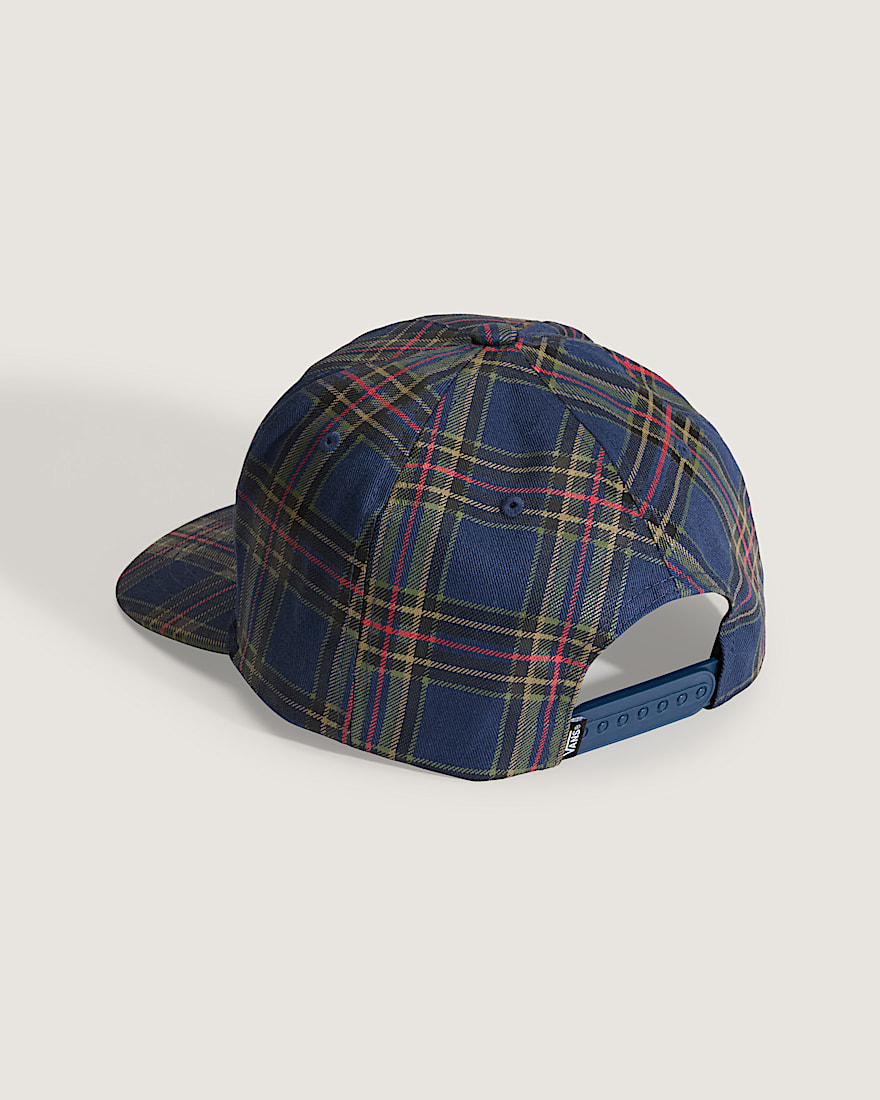 Stretch Logo Snapback Hat VANS Dress Blues  Racing Red ALT1