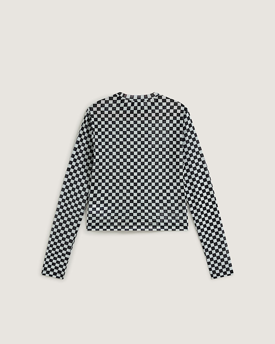 Ludlow Mesh Long Sleeve Top VANS Black White ALT1
