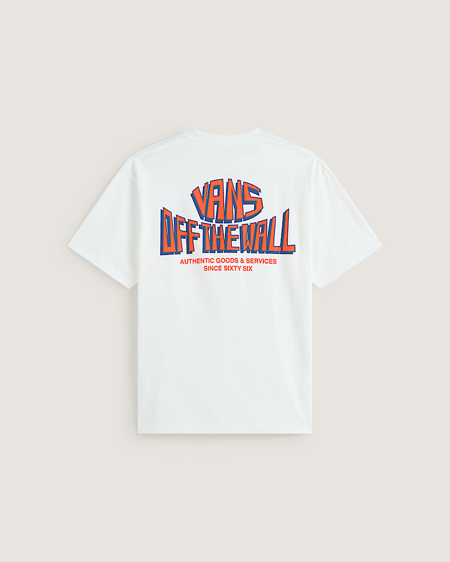 Panoramic Short Sleeve Tee VANS White HERO