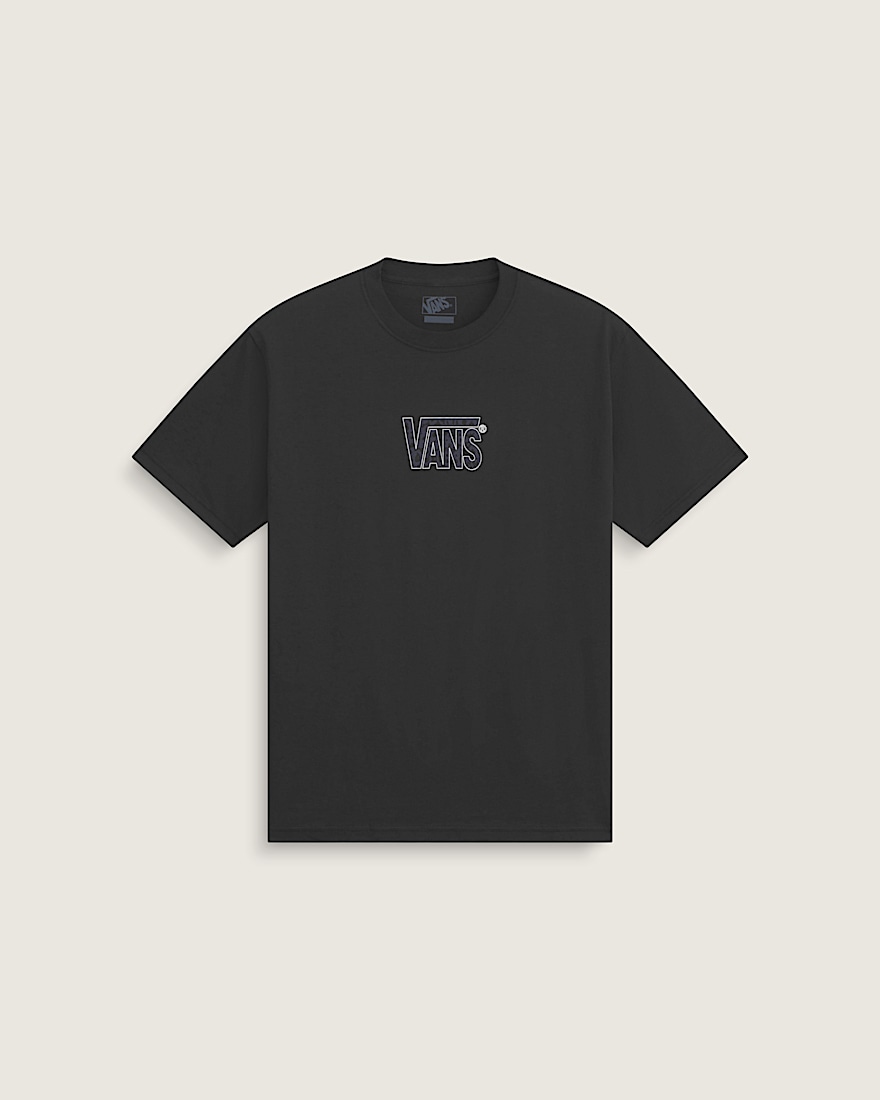 Stretch Logo Fill Short Sleeve Tee 2 VANS Black HERO