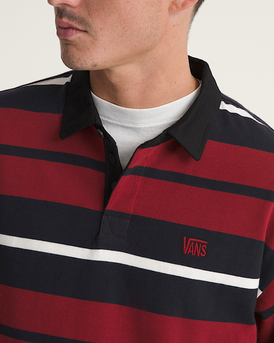 Fly High Rugby Long Sleeve VANS Bordeaux Red ALT4