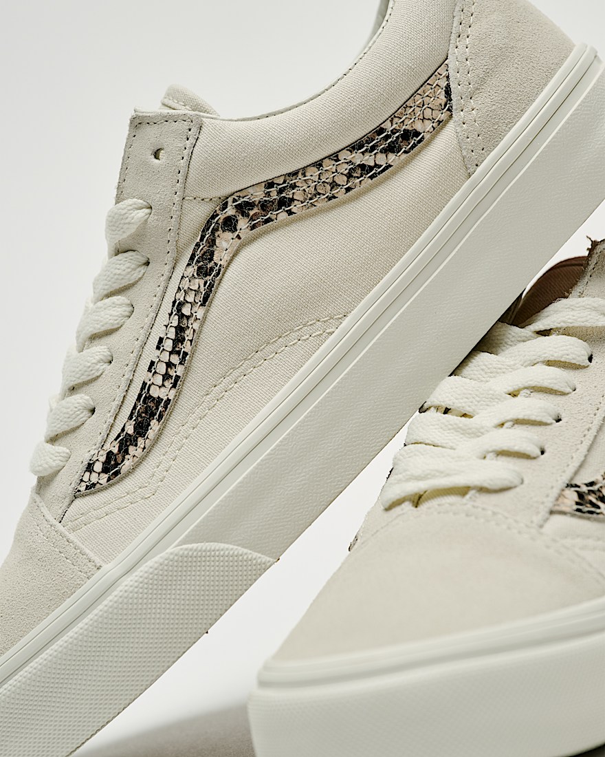 Old Skool Shoe VANS Python Turtledove White ALT6