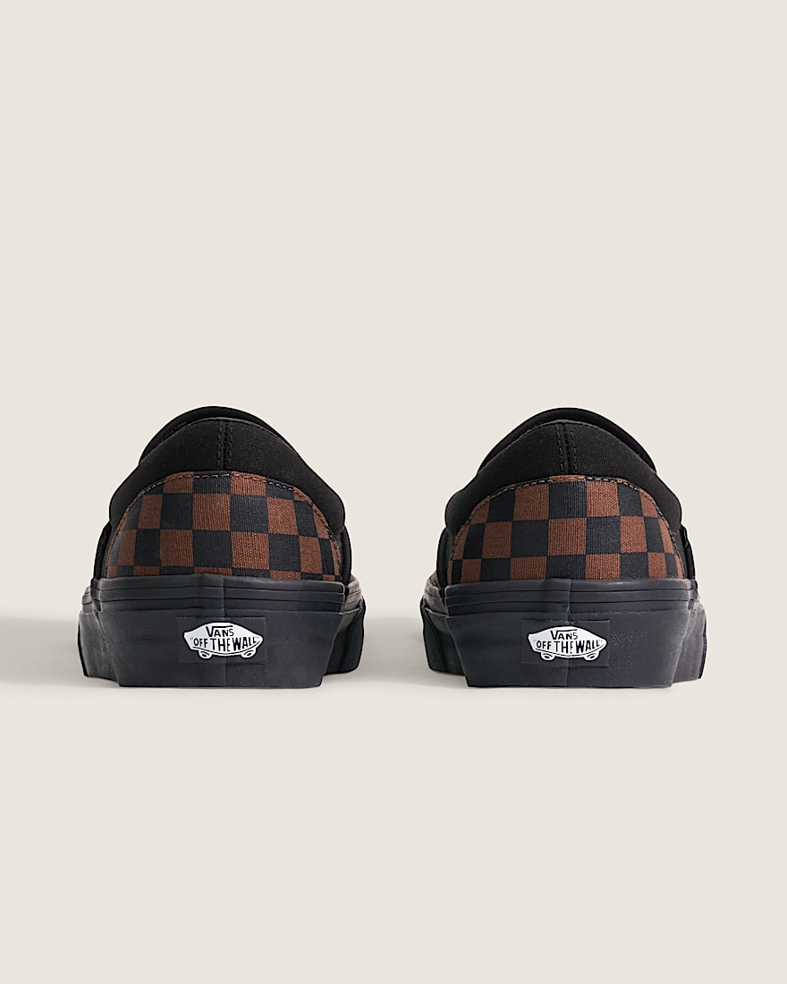 Classic SlipOn VANS Checkerboard Black  Brown ALT3
