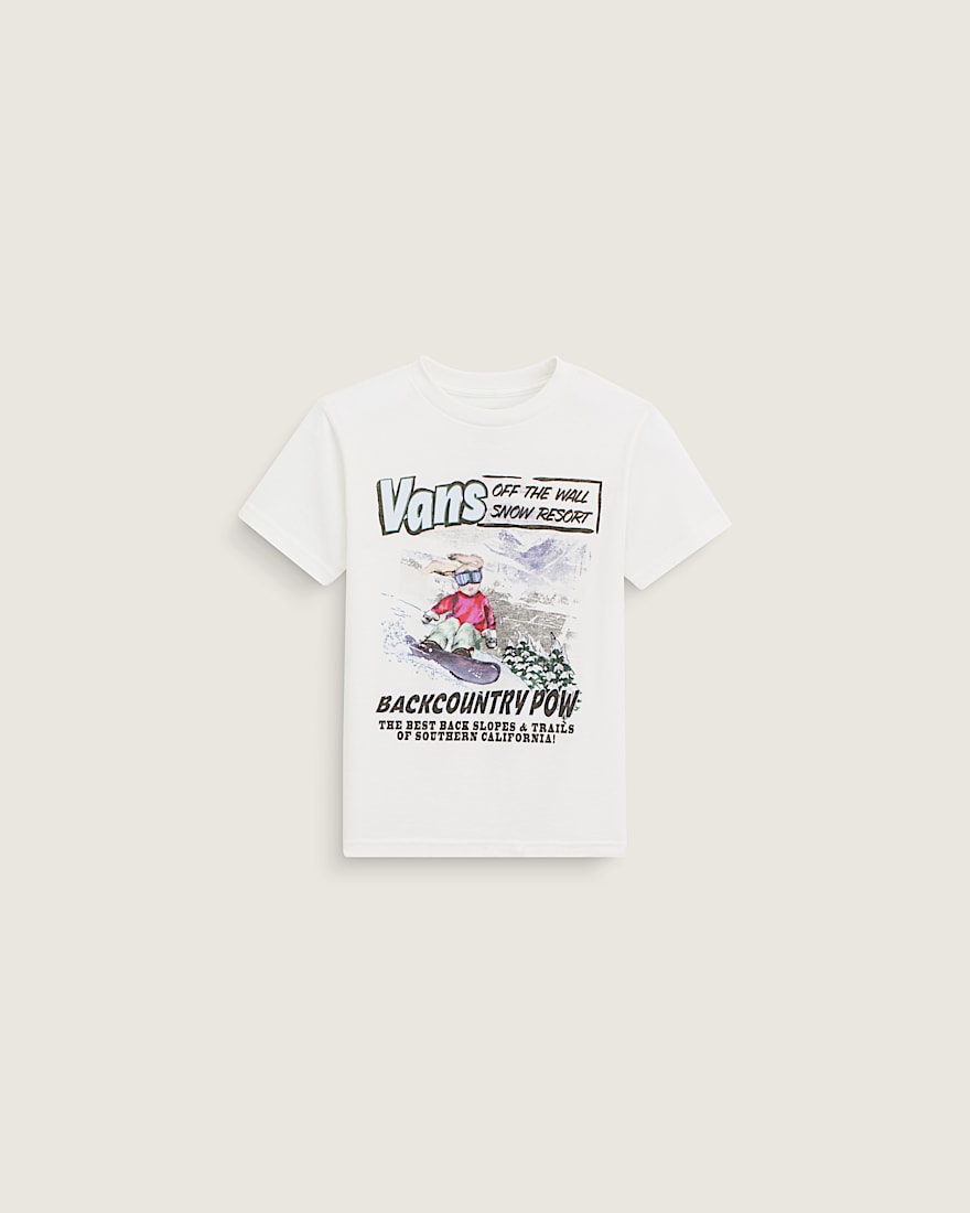 Little Kids Slope Bunny Short Sleeve Tee VANS Marshmallow White HERO