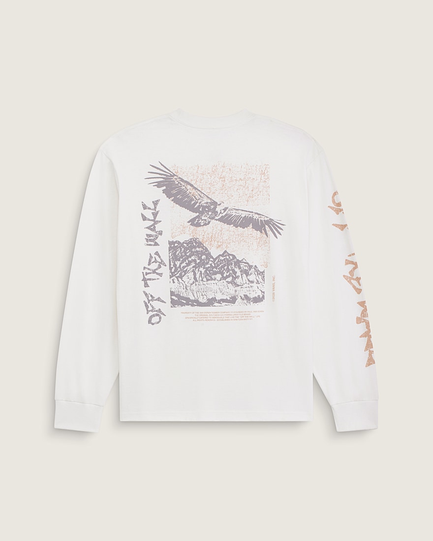 Free Climb Long Sleeve Tee VANS Marshmallow White HERO