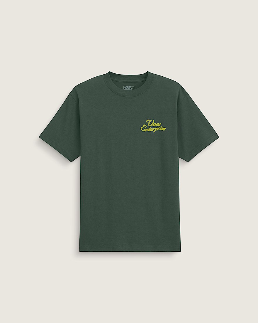 Broadway Diner Short Sleeve Tee VANS Oil Green ALT1