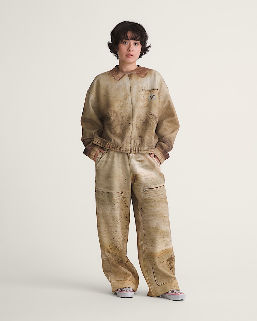 VANSZA Workwear Trompe Loeil Sweatpant VANS VANSZA Brown ALT4