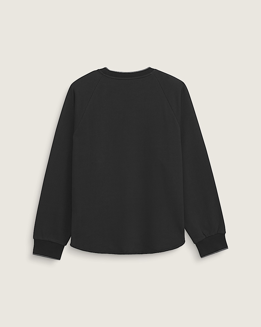Tilt Rolled Hem Crew Fleece VANS Black ALT1