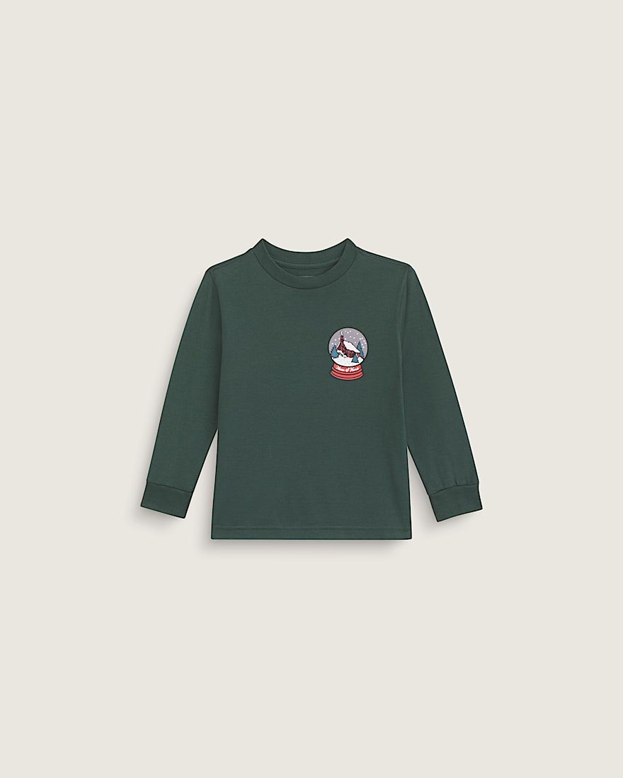 Little Kids Cut Your Own Long Sleeve Tee VANS Oil Green ALT1