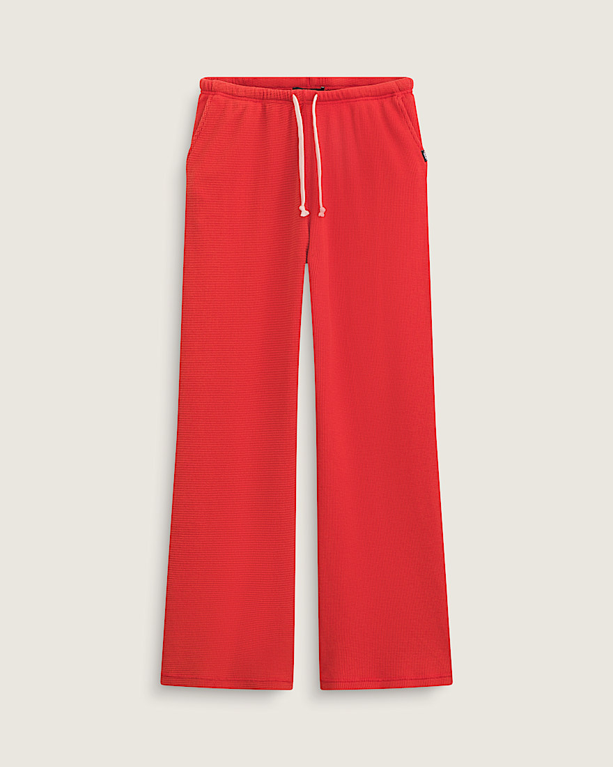 Teri Thermal Elastic Pants VANS Racing Red ALT1