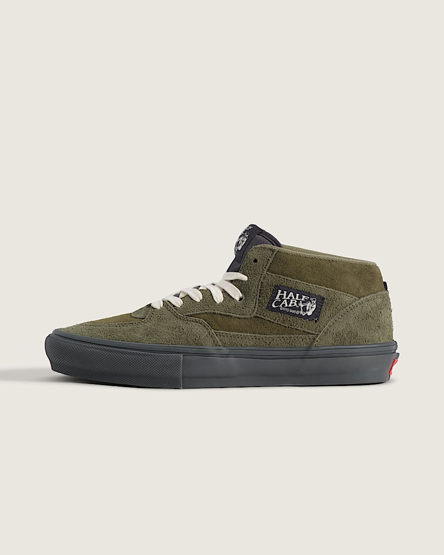 Skate Half Cab Shoe VANS Mossy Olive Green HERO