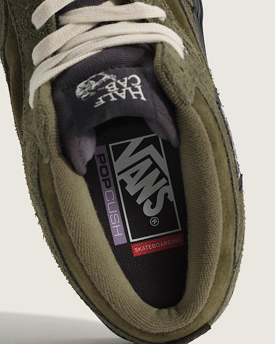 Skate Half Cab Shoe VANS Mossy Olive Green ALT4