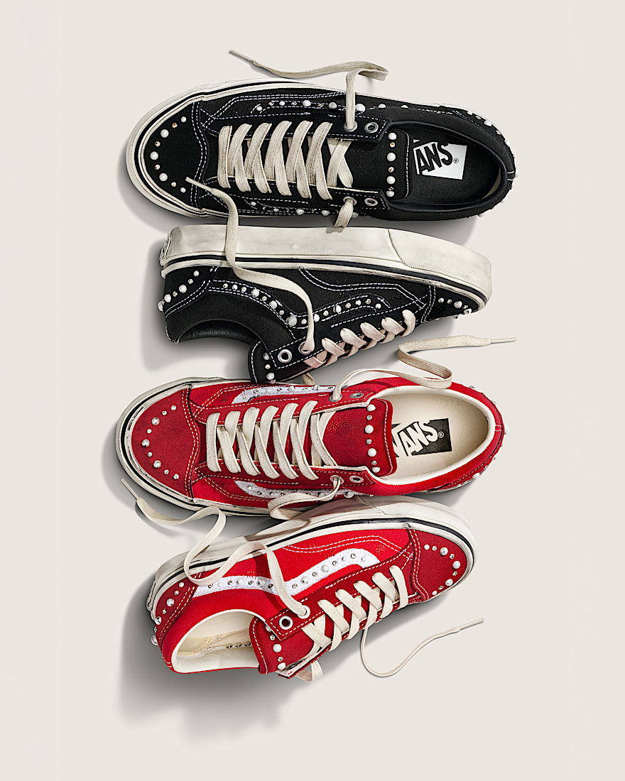 Big Kids Premium Old Skool 36 Shoe VANS Racing Red ALT4