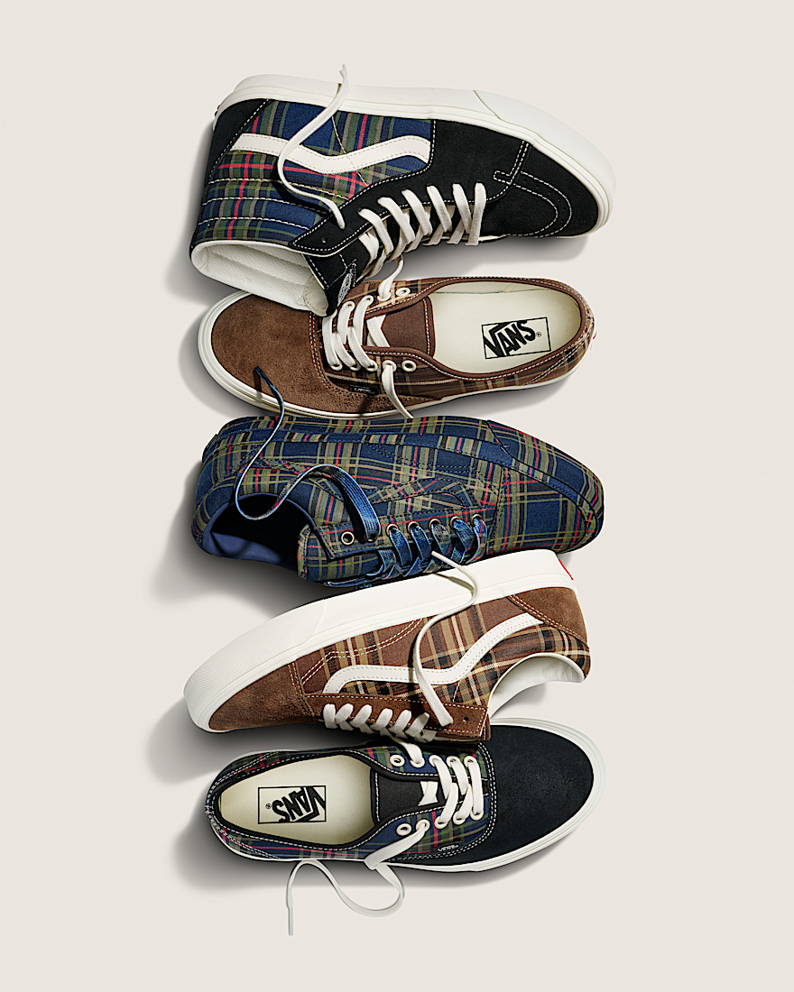 Sk8Hi Shoe VANS Plaid Black Multi ALT4